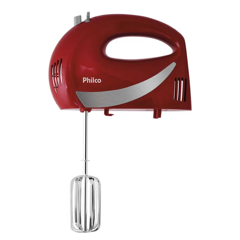 Batedeira Philco Paris Inox Vermelha 400W