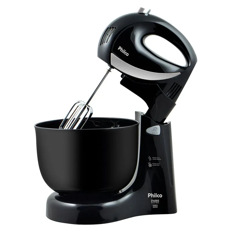 Batedeira Philco Paris Power Mixer Turbo Portátil 350W