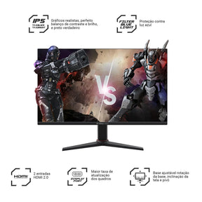 Monitor Gamer Philco 27" 180Hz Full HD Tela Plana PMG27M23T